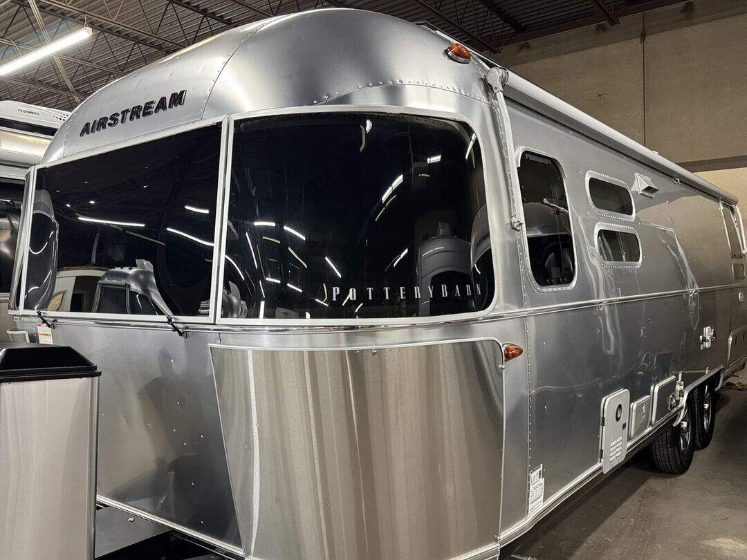 Airstream in the Master Tech service bay
